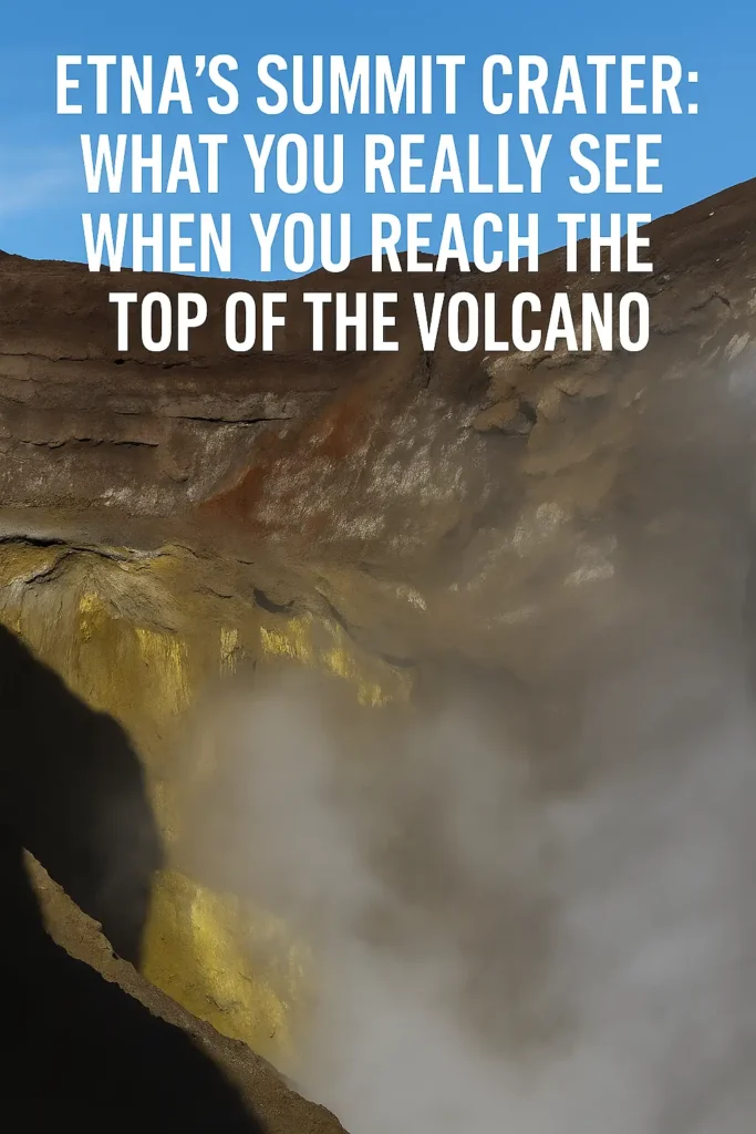 Summit Crater of Mount Etna – What You Really See When You Reach the Top of the Volcano